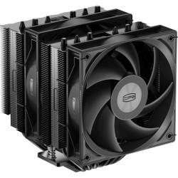 Кулер PcCooler RT620 Soc-AM5/AM4/1151/1200/2066/1700 черный 4-pin 34.9dB Al+Cu 265W Ret (RT620-BKNWXX-GL)