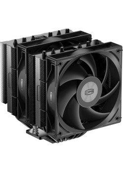 Кулер PcCooler RT620 Soc-AM5/AM4/1151/1200/2066/1700 черный 4-pin 34.9dB Al+Cu 265W Ret (RT620-BKNWXX-GL)