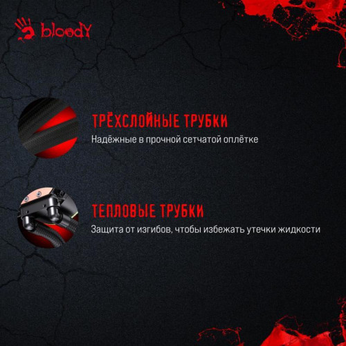 Система водяного охлаждения Bloody BD-LC360ARGB2 ARGB Soc-AM5/AM4/1200/1700/1851 черный 4-pin 22-35dB Al+Cu LCD 300W 1450gr Ret (BD-LC360ARGB2-BK)