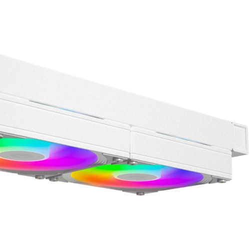 Система водяного охлаждения ID-Cooling FX240 Inf ARGB Soc-AM5/AM4/1200/1700/1851 белый 4-pin 27.2dB Al+Cu 300W Ret (FX240 INF WHITE)