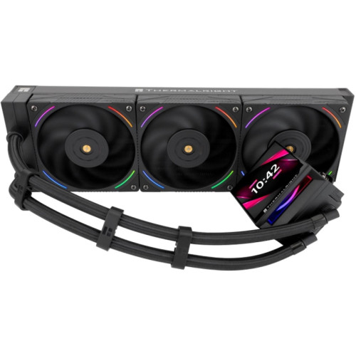 Система водяного охлаждения Thermalright Hyper Vision 360 ARGB Soc-AM5/AM4/1151/1200/2066/2011/1700 черный 4-pin 27dB Al LCD Ret (H-VISION-360-BL-ARGB)