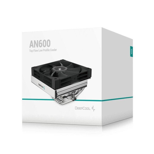 Кулер Deepcool AN600 Soc-AM5/AM4/1200/1700/1851 серебристый/черный 4-pin 18-24.4dB Al 180W 628gr Ret (R-AN600-BKNNMN-G) [R-AN600-BKNNMN-G]