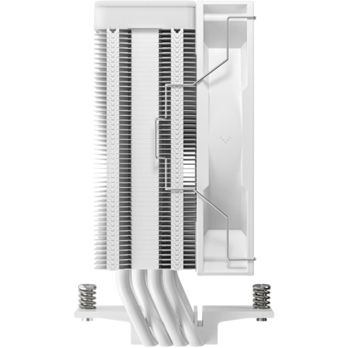 Устройство охлаждения(кулер) Deepcool AG400 Wh V2 ARGB Soc-AM5/AM4/1200/1700/1851 белый 4-pin 31.6dB Al+Cu 220W 643gr Ret (R-AG400-WHAMMN-GJD)
