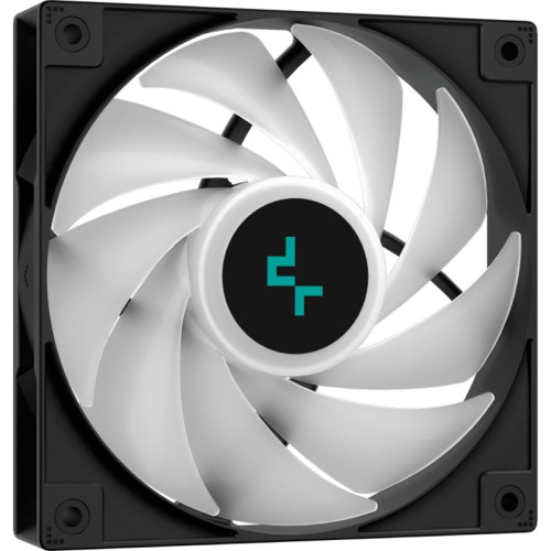 Кулер Deepcool AG400 Bk ARGB Soc-AM5/AM4/1200/1700/1851 черный/белый 4-pin 31.6dB Al+Cu 220W 614gr Ret (R-AG400-BKANMC-G-2) [R-AG400-BKANMC-G-2]