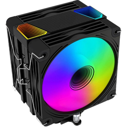 Устройство охлаждения(кулер) Bloody BD-AC230-ARGB1 ARGB Soc-AM5/AM4/1200/1700/1851 черный 4-pin 22-32dB Al+Cu LCD 230W 715gr Ret (BD-AC230-ARGB1-BK)
