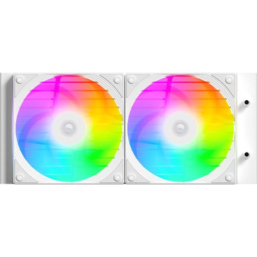 Система водяного охлаждения ID-Cooling FX240 Inf ARGB Soc-AM5/AM4/1200/1700/1851 белый 4-pin 27.2dB Al+Cu 300W Ret (FX240 INF WHITE)