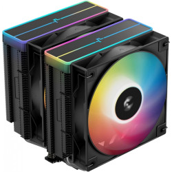 Устройство охлаждения(кулер) Deepcool AG620 Bk V2 ARGB Soc-AM5/AM4/1200/1700/1851 черный 4-pin 15-29dB Al+Cu 260W 1330gr Ret (R-AG620-BKAMMN-GJD)
