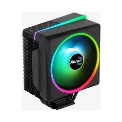Кулер Aerocool Cylon 4F ARGB Soc-AM5/AM4/1200/1700/1851 черный 4-pin 14-26dB Al+Cu 145W 550gr Ret (CYLON 4F ARGB PWM 4P) [CYLON 4F ARGB PWM 4P]