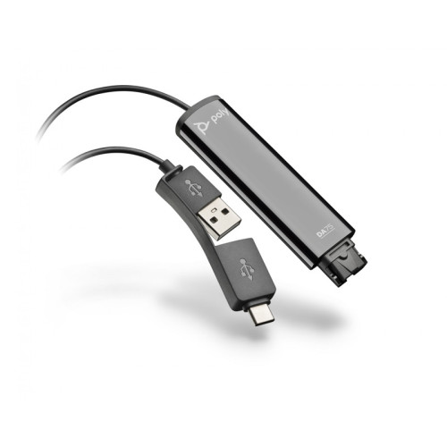 USB-адаптер/ DA75, USB-A & USB-C TO QUICK DISCONNECT, NO BUTTONS