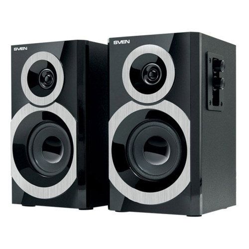 SVEN SPS-619, чёрный, акустическая система 2.0, мощность 2х10 Вт(RMS) SVEN SPS-619, чёрный, акустическая система 2.0, мощность 2х10 Вт(RMS)