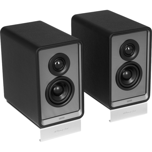 Акустическая система/ Колонки EDIFIER QR65 Чёрный 70 Вт. Bluetooth: 5.3. Функция воспроизведения аудио файлов с флеш-носителей отсутствует. В комплекте: подставки под колонки*2, зарядный кабель, колоночный кабель, USB-A - USB-A аудио кабель, 3,5 мм-RCA ка