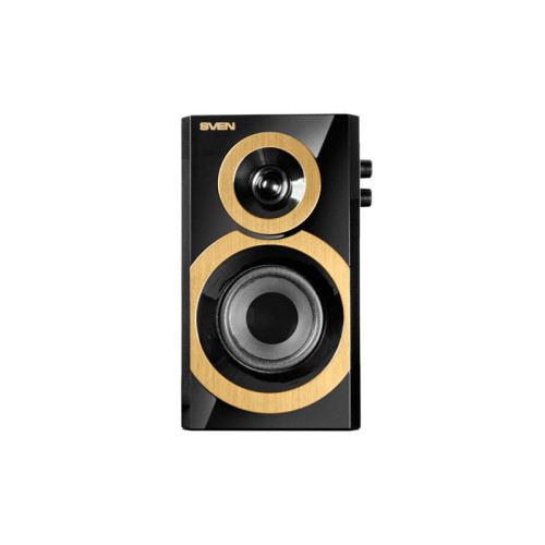 SVEN SPS-619 GOLD, чёрный, акустическая система 2.0, мощность 2х10 Вт(RMS) SVEN SPS-619 GOLD, чёрный, акустическая система 2.0, мощность 2х10 Вт(RMS)