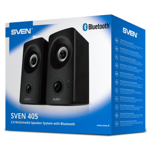 АС SVEN 405, черный (8 Вт, питание USB, Bluetooth)