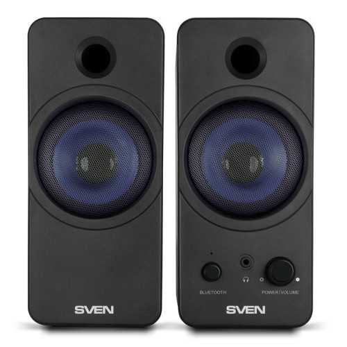 АС SVEN 431, чёрный, USB, акустическая система 2.0, мощность 2x3 Вт(RMS), Bluetooth АС SVEN 431, чёрный, USB, акустическая система 2.0, мощность 2x3 Вт(RMS), Bluetooth