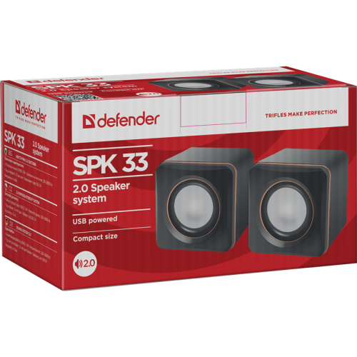 Defender#1 Акустическая 2.0 система SPK 33 5 Вт, питание от USB