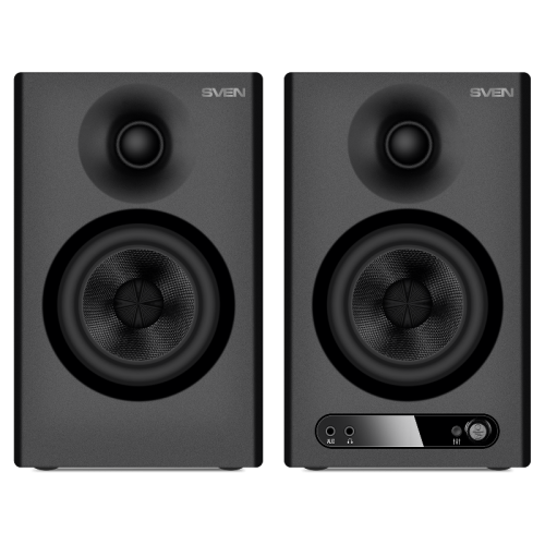 АС SVEN MC-15, черный, акустическая система 2.0  (60 Вт, Bluetooth, RCA, TRS, OPT, HDMI, AUX, вход наушников, пульт)