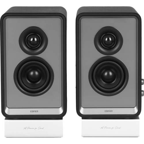 Акустическая система/ Колонки EDIFIER QR65 Чёрный 70 Вт. Bluetooth: 5.3. Функция воспроизведения аудио файлов с флеш-носителей отсутствует. В комплекте: подставки под колонки*2, зарядный кабель, колоночный кабель, USB-A - USB-A аудио кабель, 3,5 мм-RCA ка