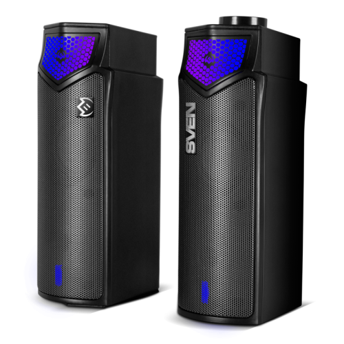 Саундбар мини SVEN SB-G1450, черный (10 Вт, питание USB, Bluetooth, подсветка)
