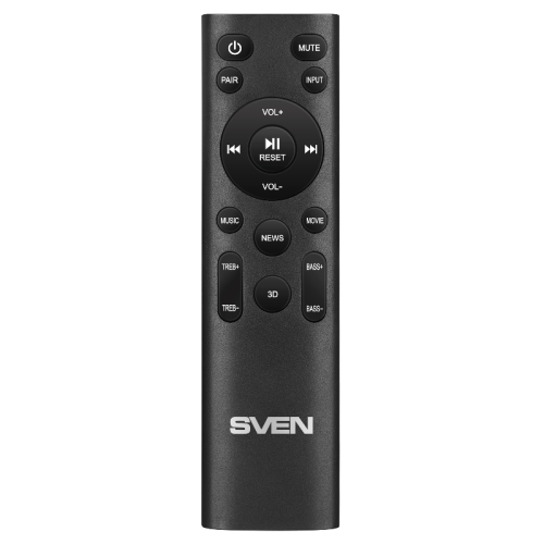 Саундбар SVEN SB-2400DD, черный (400Вт, DD, BT, HDMI, ПДУ, Optical, USB, дисплей, беспроводной сабвуфер)