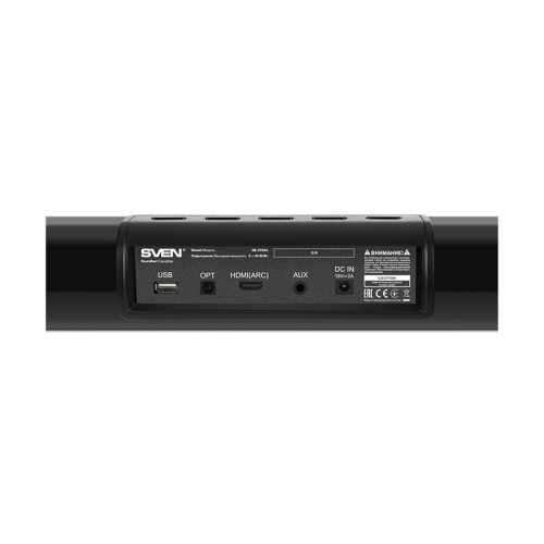 Саундбар SVEN SB-2150A, черный (180 Вт,USB,HDMI,ПДУ,Optical, Bluetooth,дисплей, беспроводной сабвуфер)