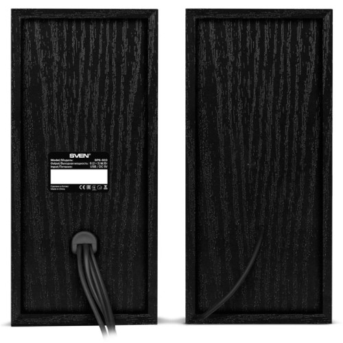 SVEN SPS-603, чёрный, акустическая система 2.0, USB, мощность 2x3 Вт(RMS) SVEN SPS-603, чёрный, акустическая система 2.0, USB, мощность 2x3 Вт(RMS)