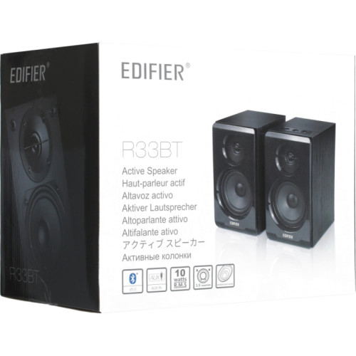 Акустическая система/ Колонки EDIFIER R33BT Чёрный 10 Вт. Bluetooth 5.0, 3.5мм аудио кабель