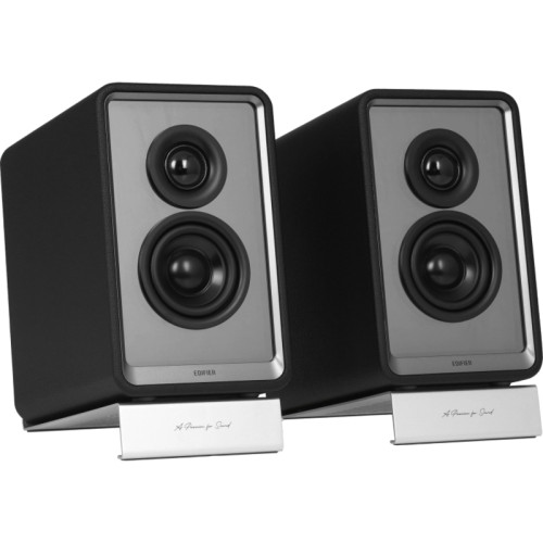 Акустическая система/ Колонки EDIFIER QR65 Чёрный 70 Вт. Bluetooth: 5.3. Функция воспроизведения аудио файлов с флеш-носителей отсутствует. В комплекте: подставки под колонки*2, зарядный кабель, колоночный кабель, USB-A - USB-A аудио кабель, 3,5 мм-RCA ка