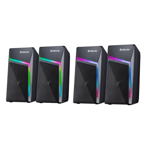 Defender Акустическая 2.0 система Stellar 6Вт, подсветка, питание от USB
