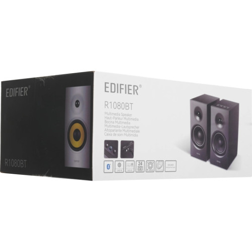 Акустическая система/ Колонки EDIFIER R1080BT Чёрный 24 Вт. Частотная характеристика: 67 Гц-20кГц. Bluetooth 5.0 Акустическая система/ Колонки EDIFIER R1080BT Чёрный 24 Вт. Частотная характеристика: 67 Гц-20кГц. Bluetooth 5.0