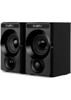SVEN SPS-535, чёрный, акустическая система 2.0, USB, мощность 2x3 Вт(RMS)