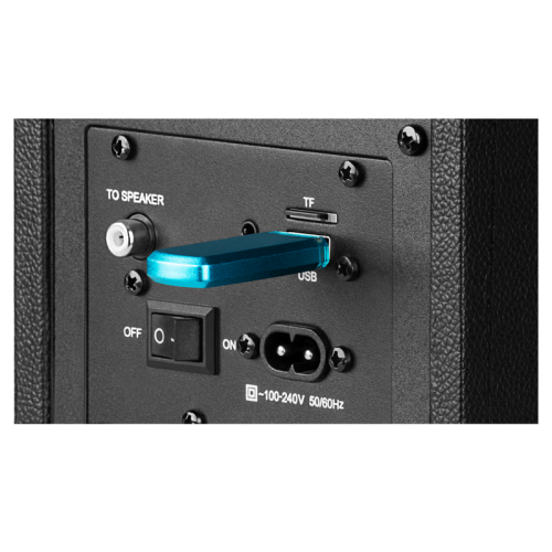 АС 2.0 SVEN SPS-730, черный (50 Вт, Bluetooth, пульт, USB, microSD)