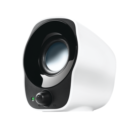 Колонки/ Speaker  System 2.0 Logitech Z120, Stereo, 2*1.2Вт, 3.5 mm input  Black&White, BOX