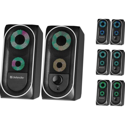 Defender Акустическая 2.0 система Solar 4 8Вт, BT/Light, питание от USB