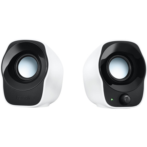 Колонки/ Speaker  System 2.0 Logitech Z120, Stereo, 2*1.2Вт, 3.5 mm input  Black&White, BOX
