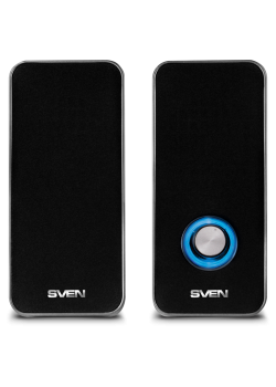 SVEN 325, чёрный, USB, акустическая система 2.0, мощность 2x3 Вт(RMS)