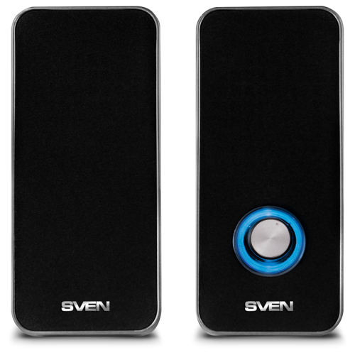 SVEN 325, чёрный, USB, акустическая система 2.0, мощность 2x3 Вт(RMS)