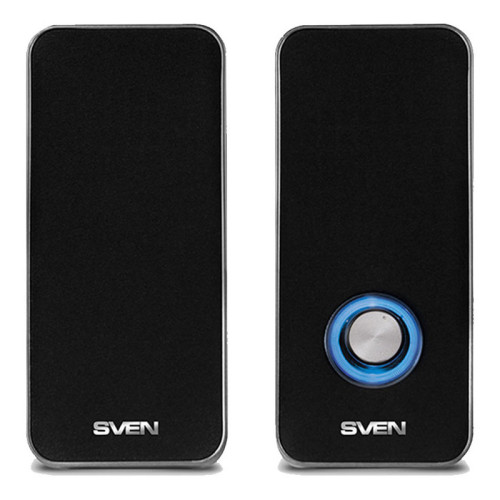 SVEN 325, чёрный, USB, акустическая система 2.0, мощность 2x3 Вт(RMS)