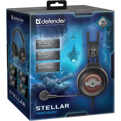 Defender Акустическая 2.0 система Stellar 6Вт, подсветка, питание от USB