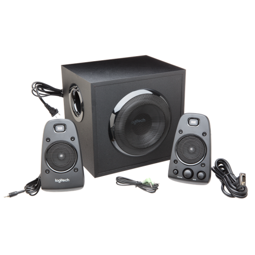 Колонки/ Speaker System 2.1 Logitech Z-623 black (2x35+130W, 35-20000Hz, line in/out, black)