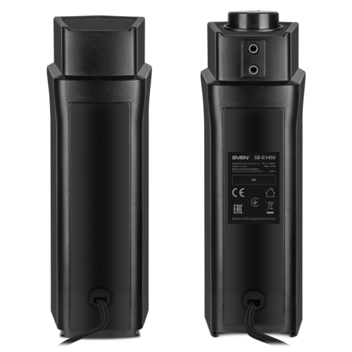 Саундбар мини SVEN SB-G1450, черный (10 Вт, питание USB, Bluetooth, подсветка)
