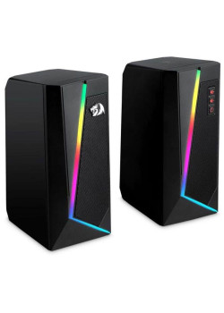 Redragon Акустическая 2.0 система Anvil черный, 6 Вт, питание от USB