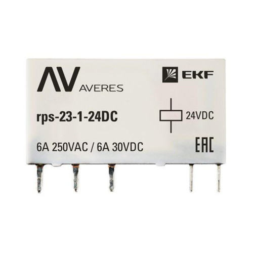 Реле/ Реле РП slim 23/1 6A 24В DC AVERES