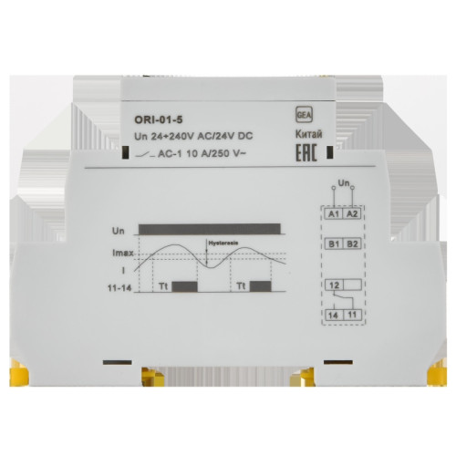 Реле тока ORI 0,5-5А 24-240В AC/24В DC IEK