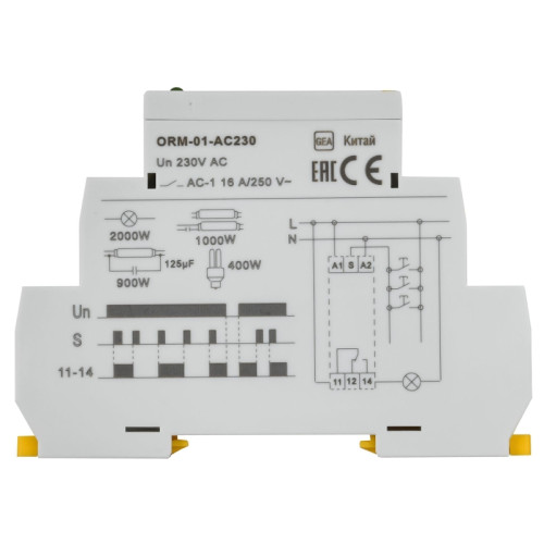 Реле импульсное ORM 1 конт. 230В AC IEK
