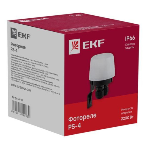 Фотореле/ Фотореле PS-4 10А 2200Вт IP66 EKF PROxima