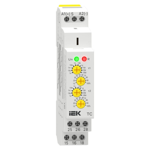 Реле циклическое/ Реле циклическое TC реверсивное 2 контакта 12-240В AC/DC AC