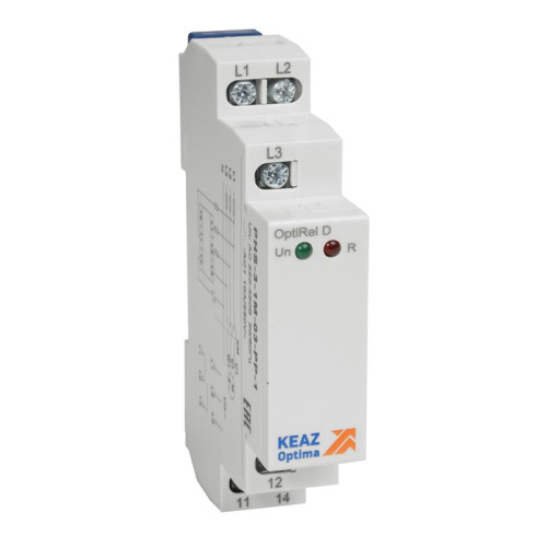 Реле контроля фаз/ Реле контроля фаз OptiRel D PHS-3-1M-03-PP-1 чередования обрыва фаз трехфазный 1СО