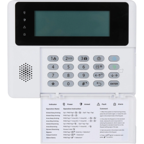 Контрольная панель Dahua DHI-ARK30C-RW2(868)