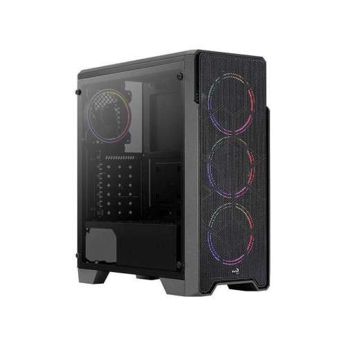 Корпус Aerocool Ore Saturn FRGB-G-BK-v1 черный ATX 3x120mm 2xUSB2.0 1xUSB3.0 audio bott PSU [ORE FRGB-G-BK-V1]
