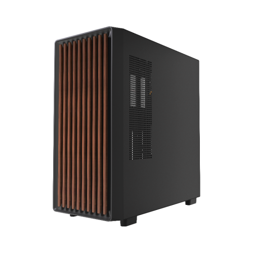 Корпус без блока питания/ Case HSPD F760, Mid Tower, Black, TG, 0.5 SPCC, 4x120mm ARGB E-ATX, ATX, mATX, mITX 165/420/200mm 2x2.5